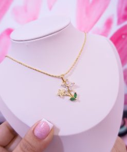 20214 - Collar armado flor