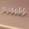 80437 - Set 3 Zarcillos plateado