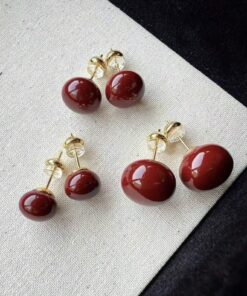 80458-2 Set 3 Par perla vinotinto