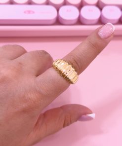 30021 - Anillos Rodio con lineas