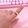 30026 - Anillos Rodio abombachado