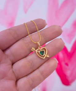20178 - Collar armado corazon flechado