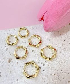 81007 - Zarcillos Rodio muecas