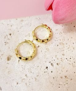 81004 - Zarcillos Rodio puntas
