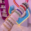 41048 - Pulsera flor cristales (BAJO PEDIDO)