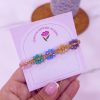 41048 - Pulsera flor cristales