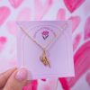 20167 - Collar armado flor con cristales