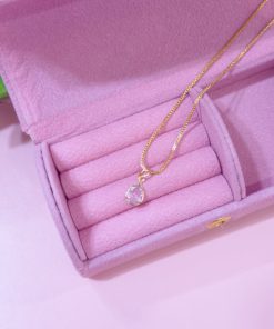 20400 - collar armado cristal pequeño gota