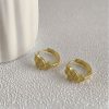 81025 - Zarcillos Rodio corazon multi cristales