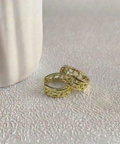 81034 - Zarcillos Rodio cadena