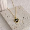 20226 - Collar armado corazon con ojo negro