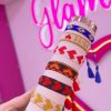 41091 - Pulsera mostacilla con borlas