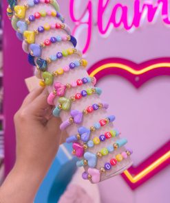 41152 - Pulsera hilo palabras acrilicos