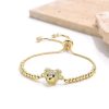 41028 - Pulsera balines oso dorado