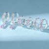 80434 - Set 3Par Zarcillos plateado