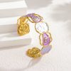 41030 - Pulsera acero multi rosa color