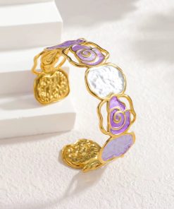41030 - Pulsera acero multi rosa color