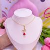 20162 - Collar armado rosa