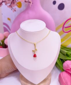 20162 - Collar armado rosa