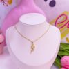 20144 - Collar armado flor con cristal