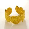 41058 - Pulsera Acero dorada multi caracol