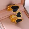 41073 - Pulsera Acero dorada multi corazon negro