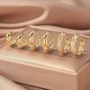 80434 - Set 3Par Zarcillos plateado