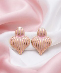 80250 - Zarcillos de acero esmaltado