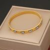 41126 - Pulsera acero multi ojos con pestañas