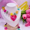 21104 - Collar chicle corazon #5