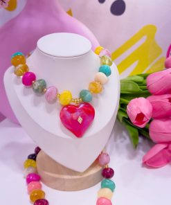 21106 - Collar chicle corazon