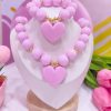 21110 - Collar chicle con balines Rosa