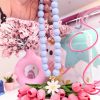 21128 - Collar chicle con flor y balines