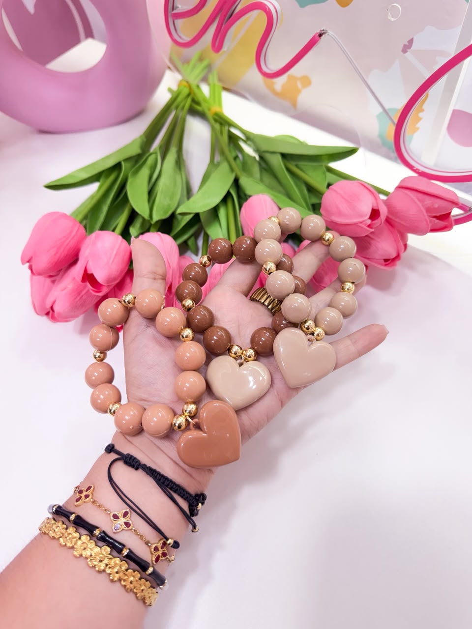 21135 - Pulsera chicle con corazon