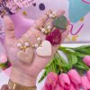 21137 - Collar Armado con corazon esmaltado