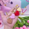 21138 - Collar Armado con corazon esmaltado