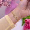 20035 - Pulsera armado infinito con cristales