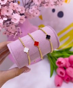 Alternative view of 20181 - Pulsera armada van cleef esmaltada rojo
