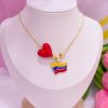 20384 - Collar armado bandera venezuela ondulada
