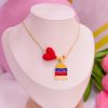 20385 - Collar armado bandera circular