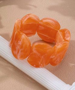 41111 - Pulsera Acrilica Naranja