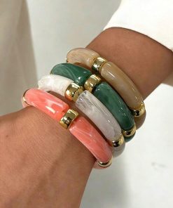 41112 - Set 4 pulseras acrilicas