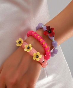 Alternative view of 41115 - Set Pulsera Acrilica Colores