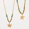 21163 - Collar Chicle Set cristales estrella