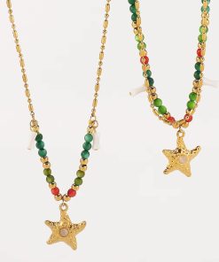 21163 - Collar Chicle Set cristales estrella