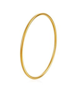 Alternative view of 41108 - Pulsera acero dorada fina