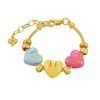 41087-2 Pulsera pandora chicle tri corazon