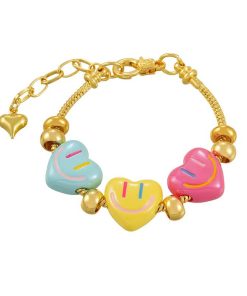 41087-2 Pulsera pandora chicle tri corazon