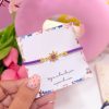 20243 - Pulsera armada sol morado