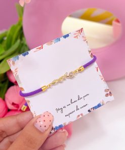 20246 - Pulsera armada flor con cristal